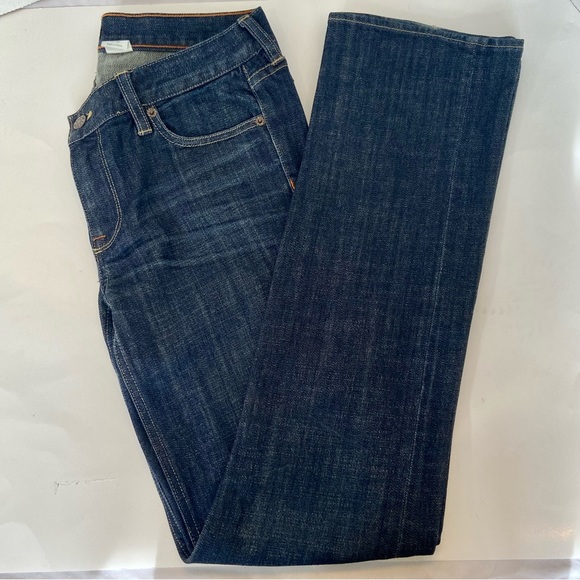 J. Crew Matchstick Dark Wash Jeans Straight Leg Style 80280 Size 30 - Picture 5 of 8
